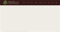 Desktop Screenshot of mcmillancabinetmakers.com